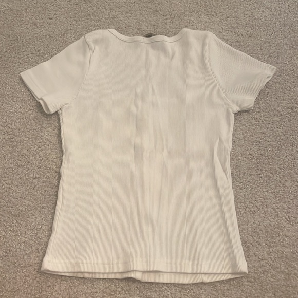Worn once! Brandy Melville Zelly Square Neck Top - Picture 2 of 3